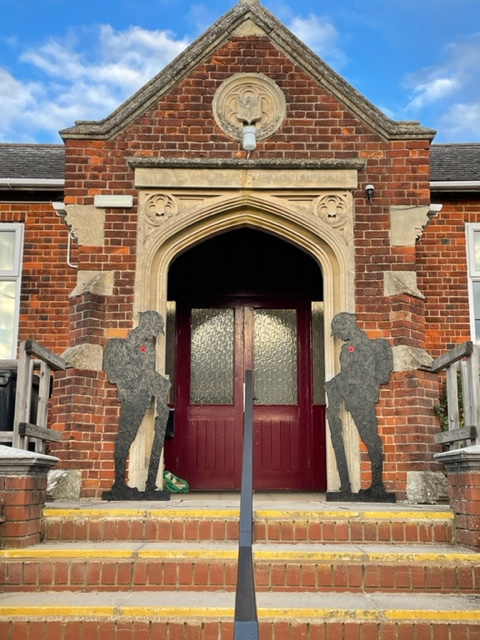 The entrance to Little Waltham Memorial Hall